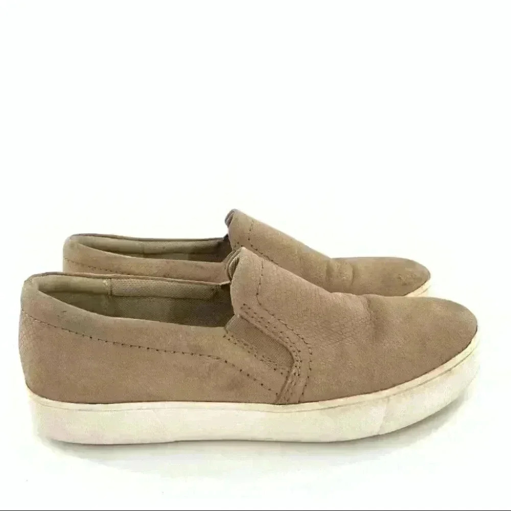 Naturalizer Marianne platform sneakers 6.5 36.5 taupe leather snakeskin print